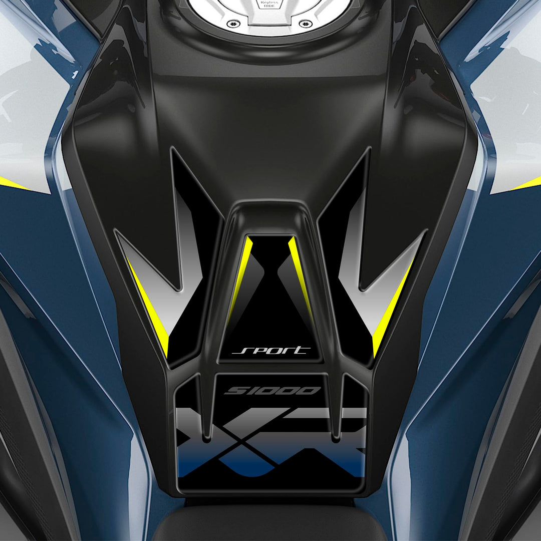 Tankschutz aus Harz, 3D, kompatibel mit BMW S 1000 XR 2024 GP-1063 (Sport/Gravity Blue) Sport / Grav