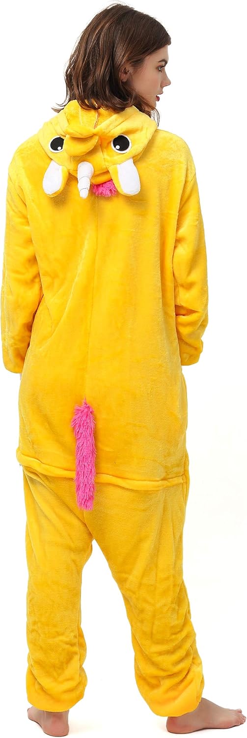 Katara 1744 Jumpsuit, UnisexÊ? Erwachsene, Einhorn Gelb, Körpergrösse 165-175cm (L) Einhorn Gelb Kör
