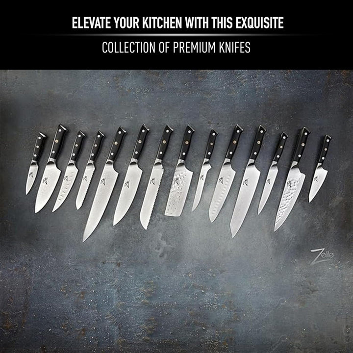 Zelite Infinity Ausbein- und Filetiermesser 15cm - Alpha-Royal-Serie Küchenmesser – Damastmesser aus