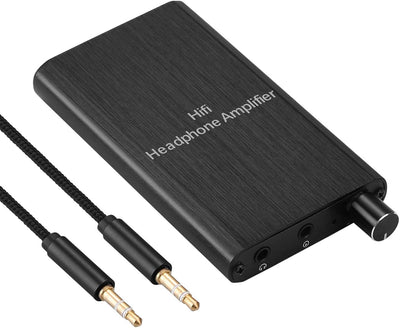MYPIN HiFi Kopfhörer Verstärker, tragbarer 3,5mm Audio Kopfhörerverstärker unterstützt Impedanz 16-3