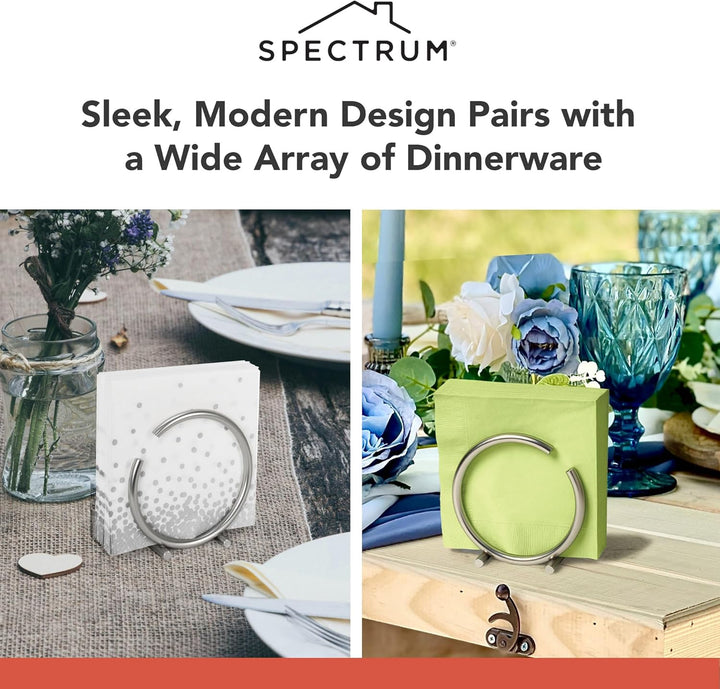 Spectrum Diversified Euro, rund, vertikal, aufrechter Serviettenhalter Moderne Küchendekoration und