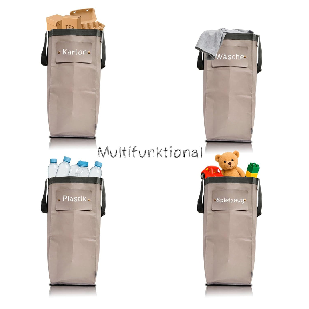 Nyika - Pfandflaschen Tasche - Wäschetasche - Leergutbehälter für Pfandflaschen - Altpapier Sammelbe