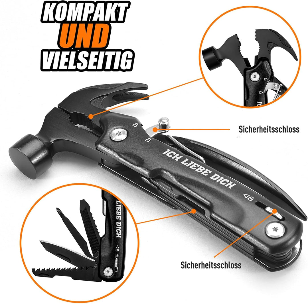BIIB Geschenk Valentinstag für Ihn, 12 in 1 Multitool Gadgets für Männergeschenke, Valentinstag Gesc