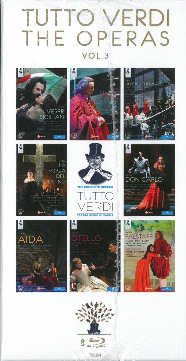 Tutto Verdi - Epochenbox Vol. 3 (1855 - 1893), DVD