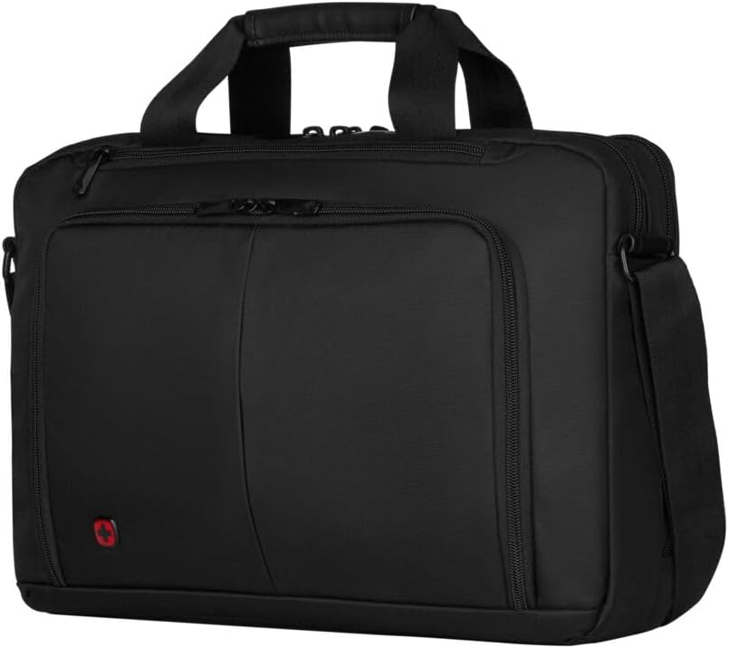 WENGER Source 16 Laptop-Tasche zum Umhängen, Notebook bis 16 Zoll, Tabletfach bis 10 Zoll, Aktentasc