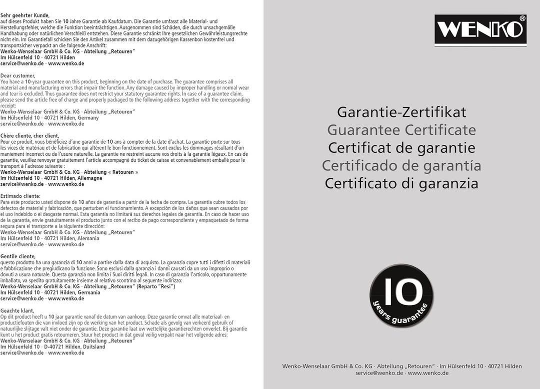 WENKO Thermostat-Dusch-Caddy Mod. Milo, Duschregal zum Hängen an die Armatur, Ablage aus Edelstahl (