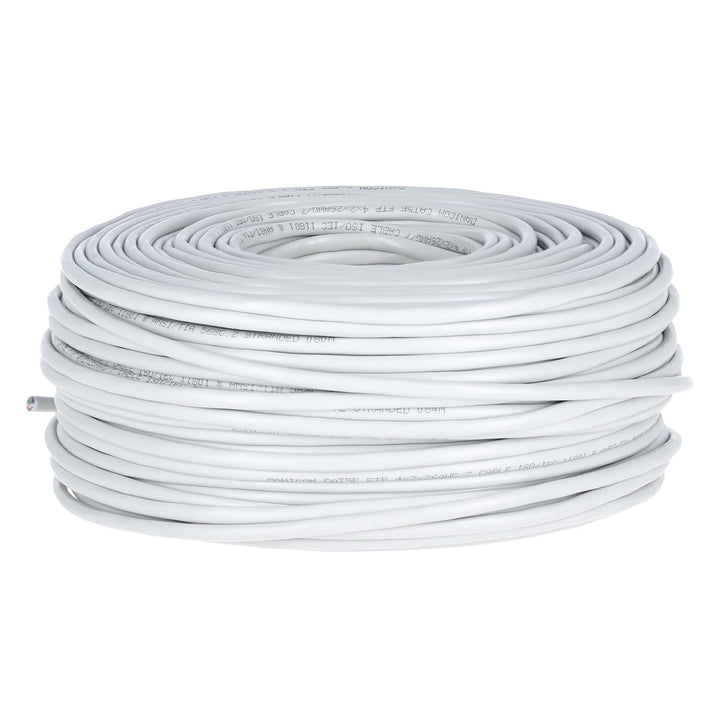 Danicom CAT5e Netzwerkkabel - SF/UTP - AWG 26/7 (Flexibel) - 100 Meter - Grau - CCA, POE, Ethernet,