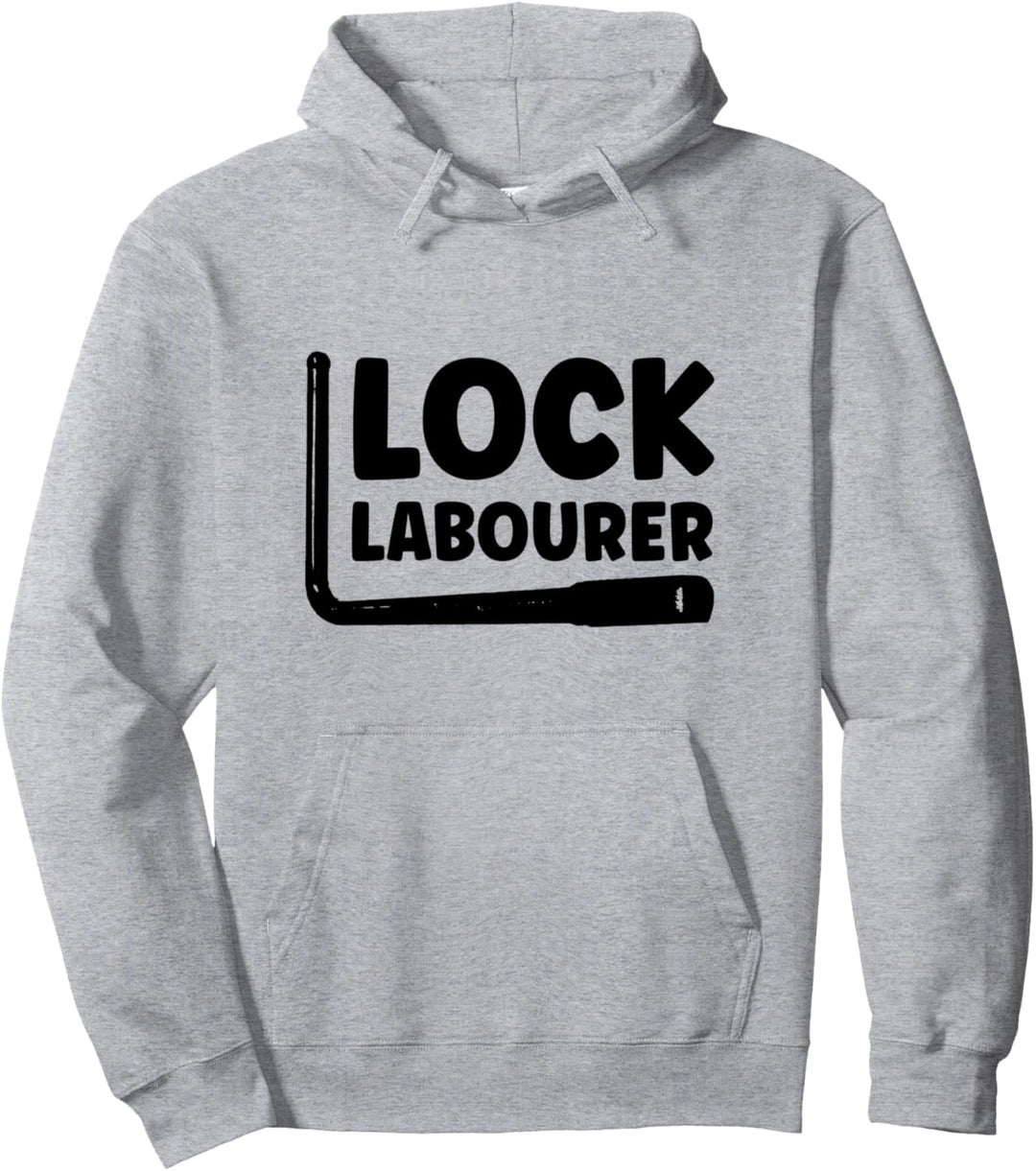 Narrowboat Canal Boat - Lock Labourer - Funny Pullover Hoodie