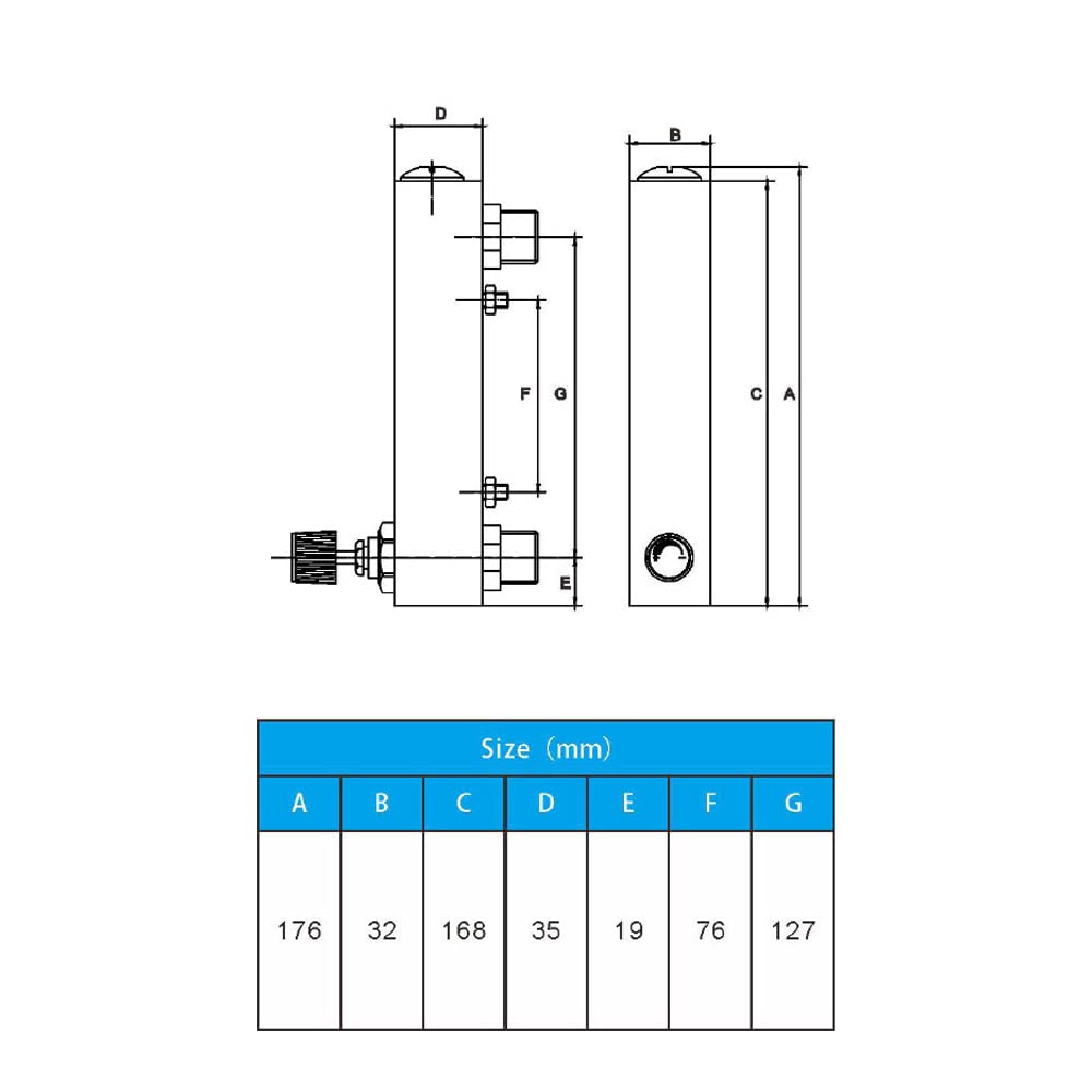 Messbereich 0.6-6 M3/H Gas-Durchflussmesser, LZM-15T, Knauf-Panel-Typ, Durchflussmesser, Messung meh