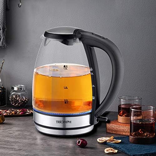Triomph ETF1580 Wasserkocher mit Glaskanne 1,7 l