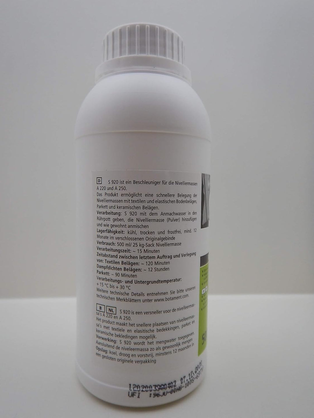 BOTAMENT S920 BESCHLEUNIGER NIVELLIERMASSE AUSGLEICH AUSGLEICHSMASSE BODEN (1)
