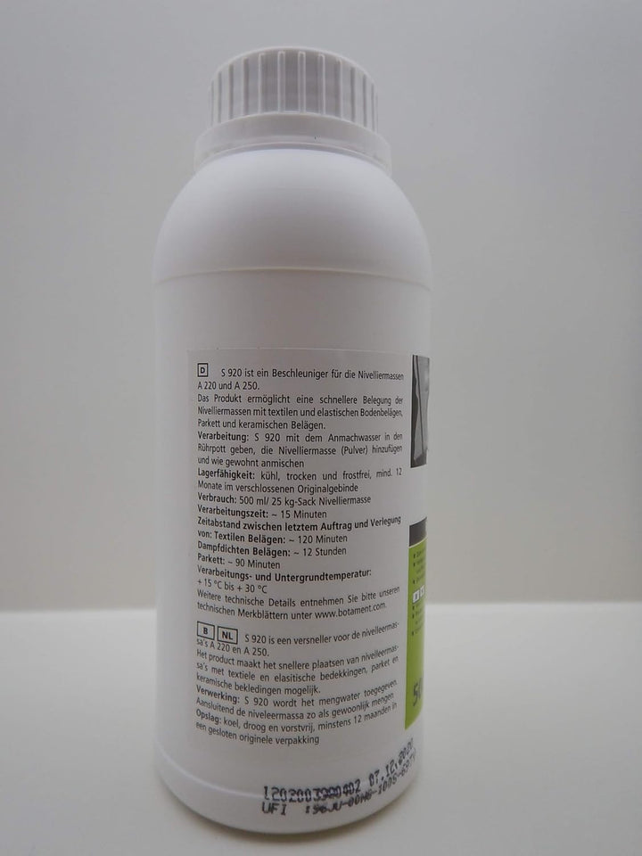 BOTAMENT S920 BESCHLEUNIGER NIVELLIERMASSE AUSGLEICH AUSGLEICHSMASSE BODEN (1)