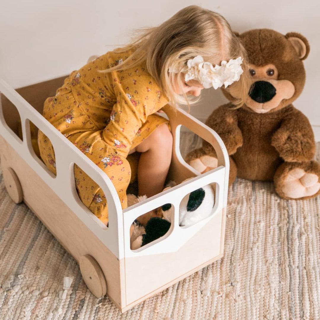 EWART WOODS Aufbewahrungsbox für Kinderspielzeug, Holz, Bücherregal, Babyzimmer, Möbel, Bücherregal,
