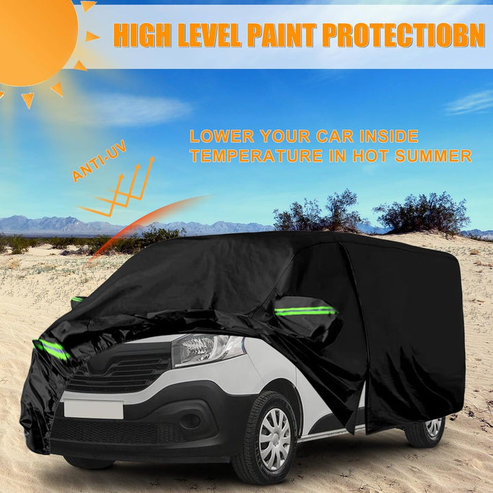 Autoschutzhülle Auto Abdeckung Geeignet für Renault Trafic 2010-2023, LWB Autoabdeckung Auto Abdeckp