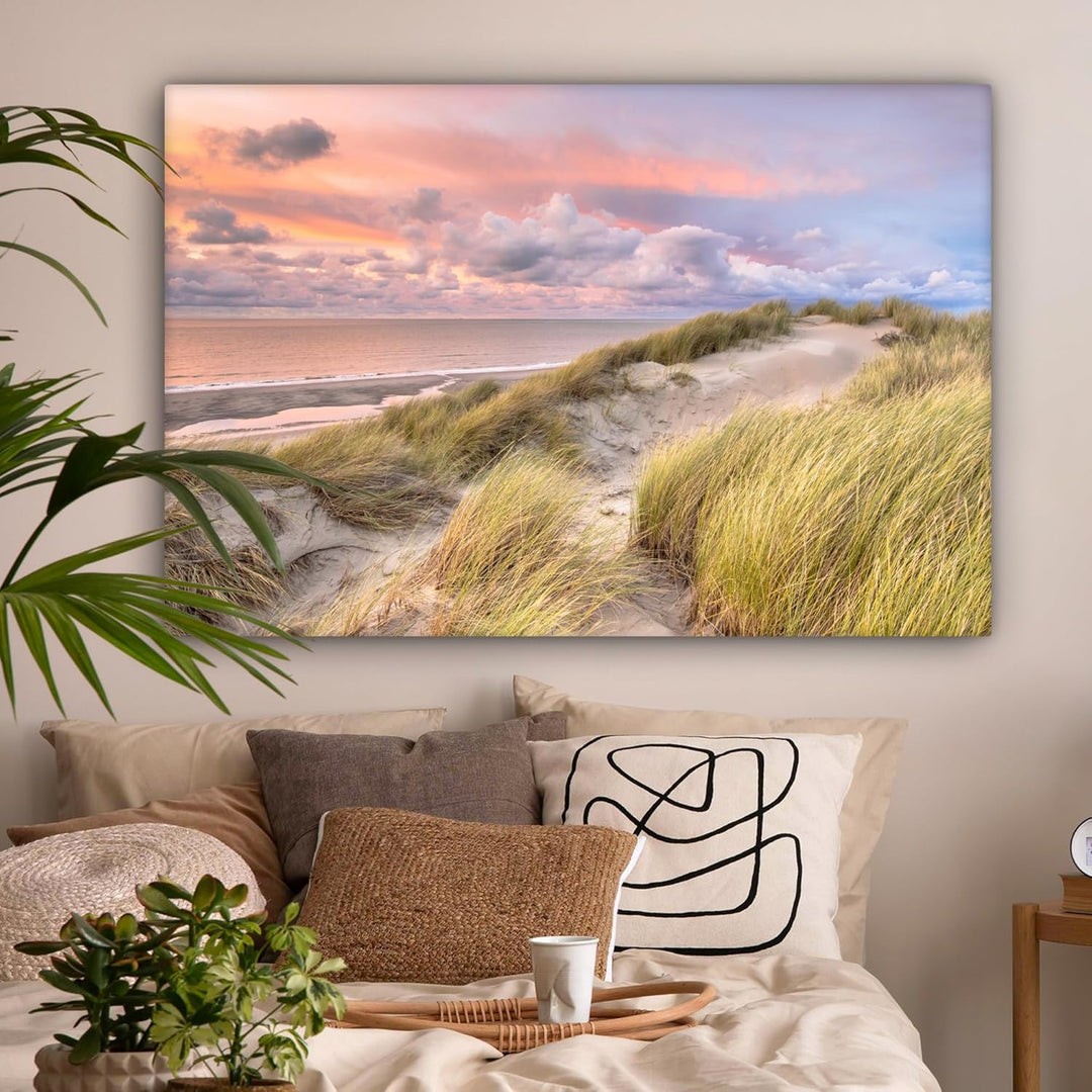 MuchoWow© Bild auf Leinwand Gross 120x80 cm XXL Gemälde Leinwandbild Dekoration Wohnzimmer Bilder Wa