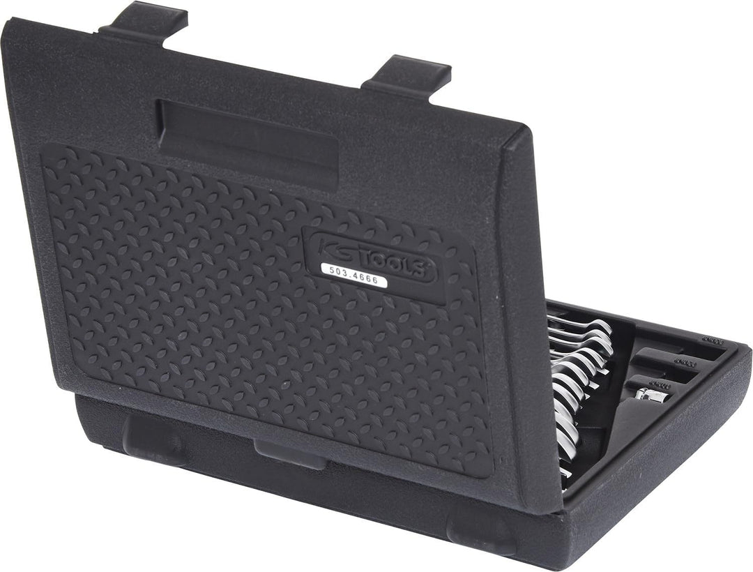 KS Tools 503.4666 GEARplus Ratschenringmaulschlüssel-Satz, umschaltbar,16-tlg Single, Single
