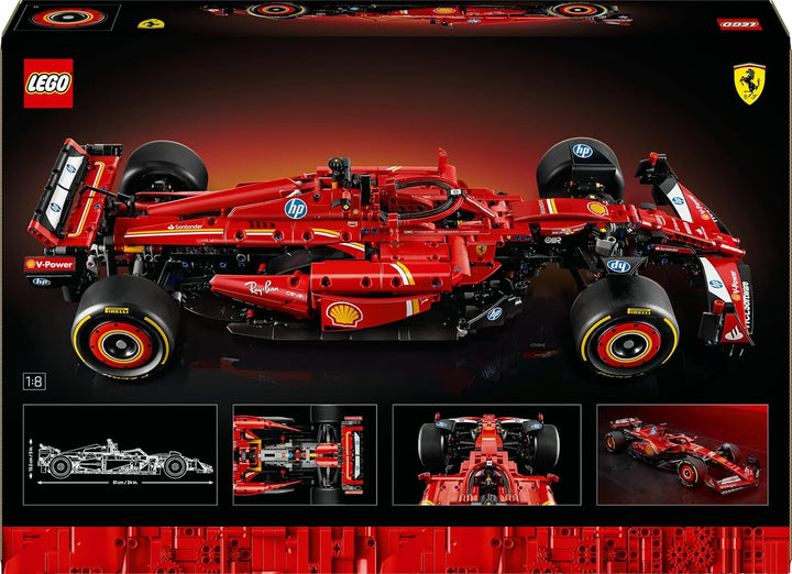 LEGO Technic Ferrari SF-24 F1 Rennauto - Modellauto für Erwachsene - Formel 1 Set zum Sammeln - V6-M