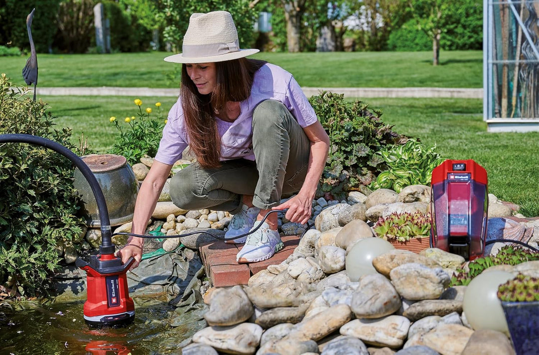 Einhell Akku-Schmutzwasserpumpe GE-DP 18/25 Li Power X-Change (18 V, 7.500 L/h Fördermenge, 5 m Förd
