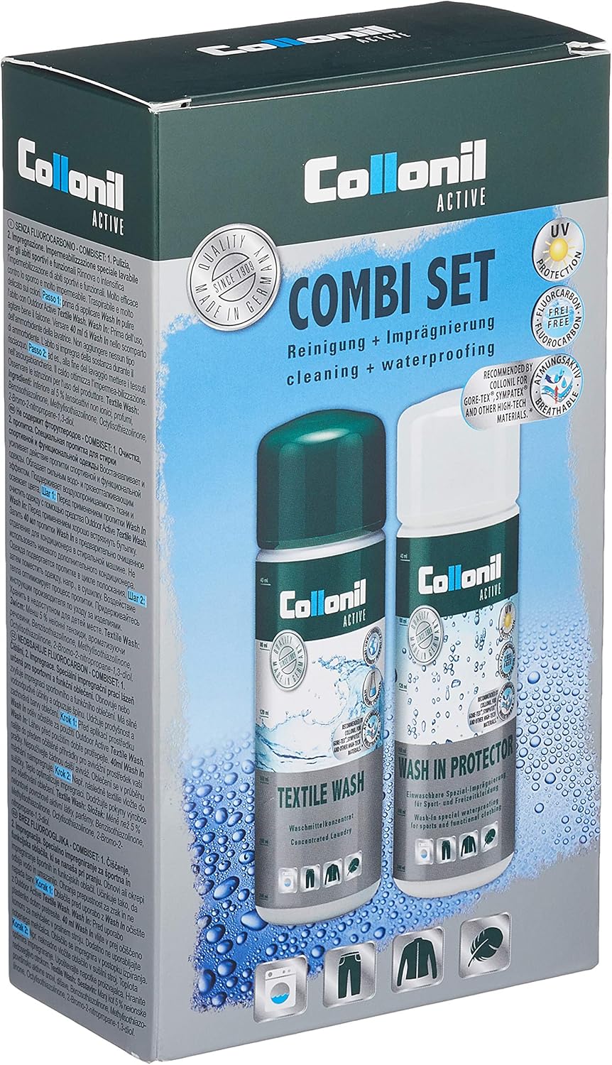 Collonil ACTIVE COMBI SET 73550004000, Schuhcreme & Pflegeprodukte Einheitsgrösse Mehrfarbig (Neutra