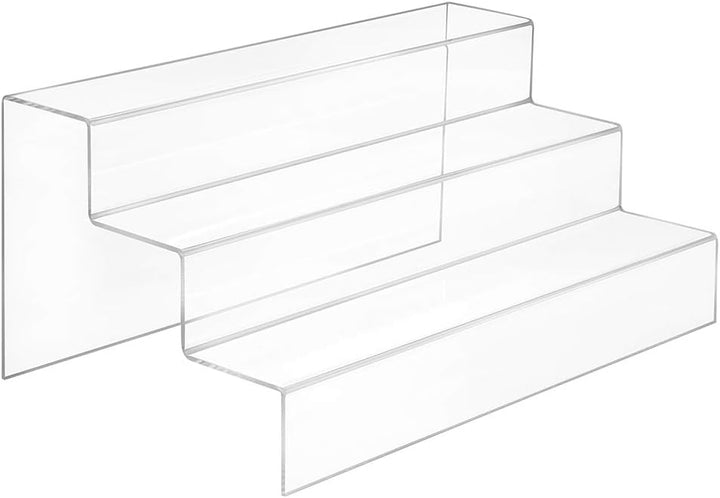 Dekotreppe 3-Stufig (400x185x250mm) aus glasklarem Acrylglas - Zeigis® /