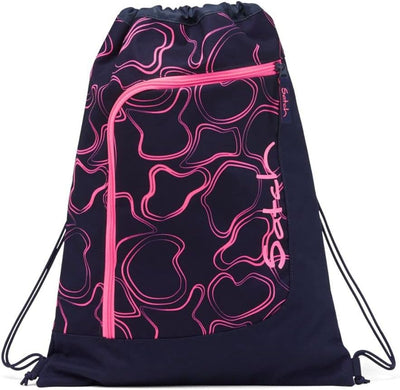 satch Pack Schulrucksack Set 3tlg. mit Schlamperbox und Sportbeutel Pink Supreme