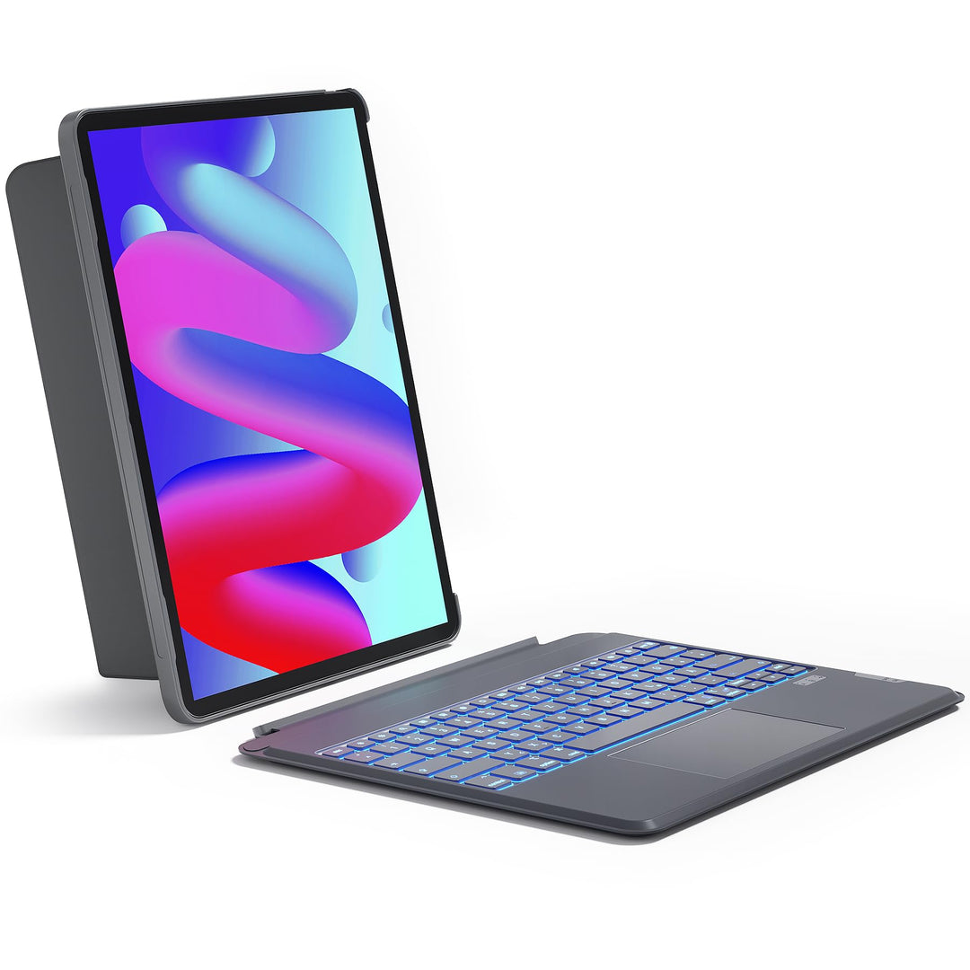 Inateck Tastatur Hülle Kompatibel mit iPad Air 13 Zoll (2024),ipad Pro 12.9 Zoll 6/5/4/3 Gen, Hoch-/