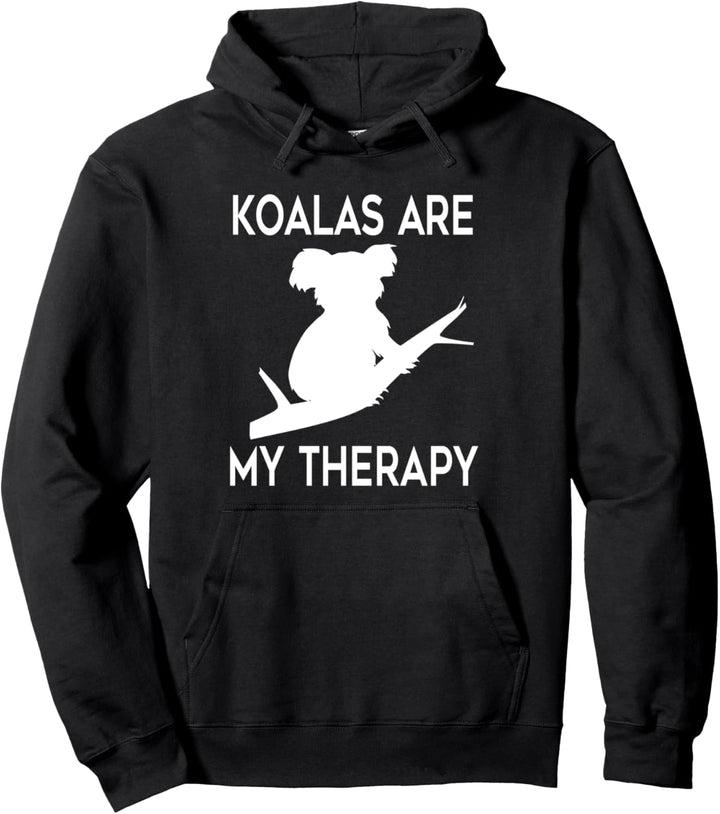 Koalas als Therapie Ironischer australischer Koala-Bär Pullover Hoodie