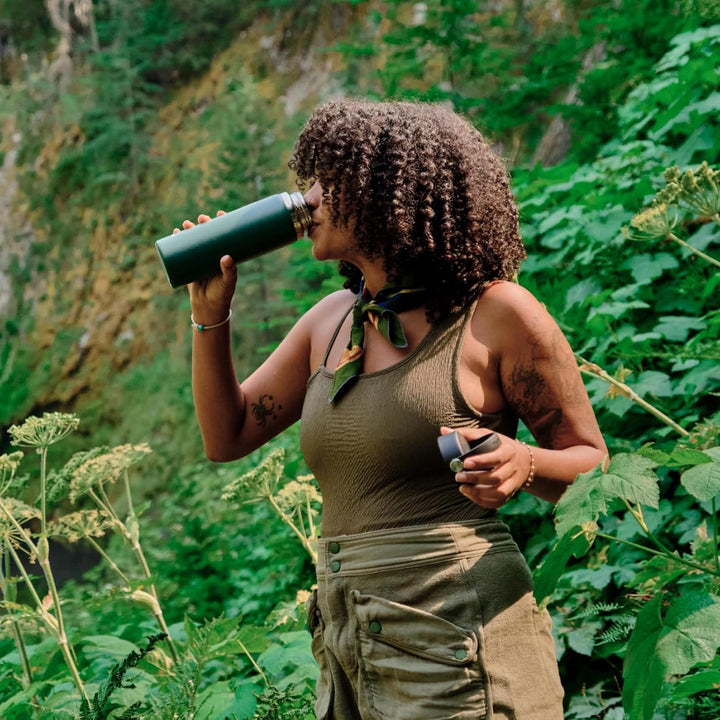 HYDRO FLASK - Trinkflasche 946ml (32oz) - Isolierte Wasserflasche aus Edelstahl - Sportflasche mit a