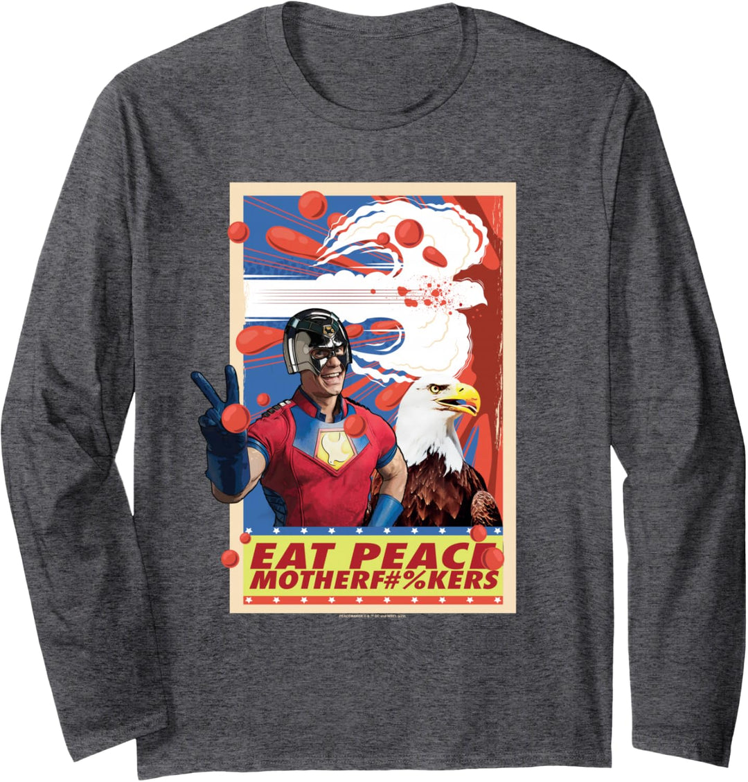 Peacemaker Eat Peace with Eagle Langarmshirt