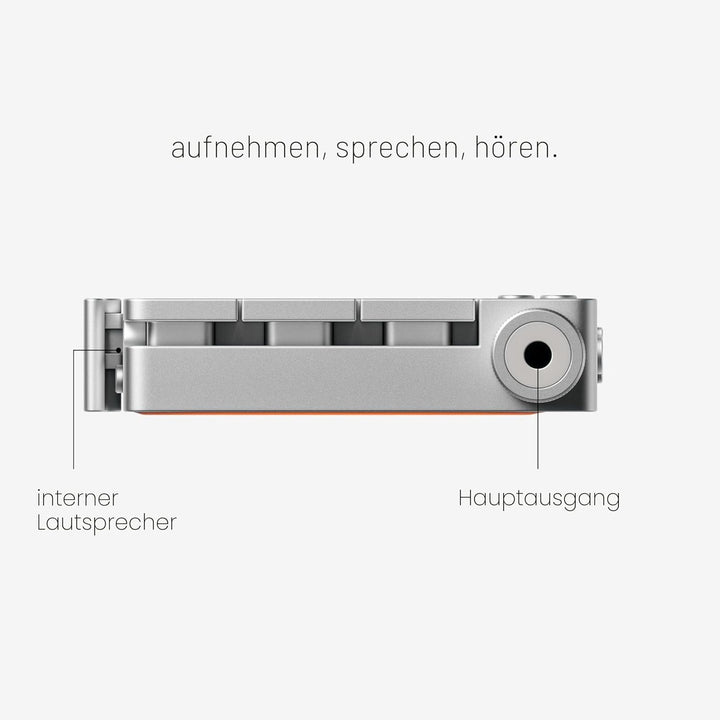 teenage engineering TP–7 tragbares Aufnahmegerät, mit USB-C-Audiointerface, Bluetooth, internes Mikr