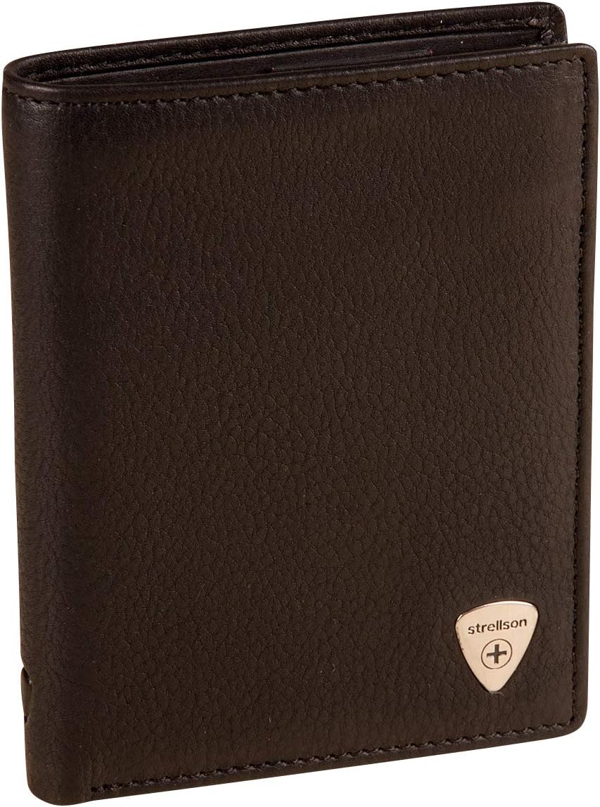 Strellson Herren Geldbeutel Harrison Brieftasche aus Leder Schwarz (Black 900), Schwarz (Black 900)