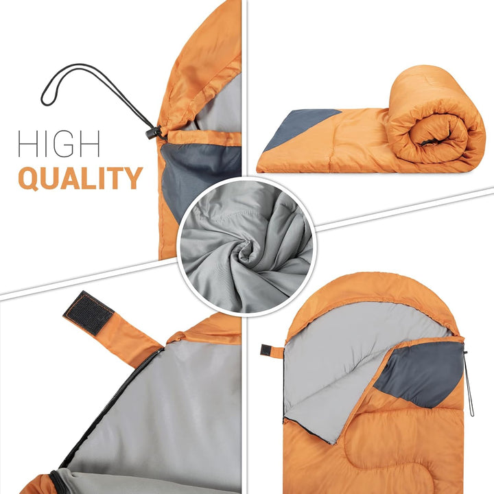 Paco Home Schlafsack Outdoor Waschbar Atmungsaktiv Erwachsene Kinder Sommer Winter Deckenschlafsack