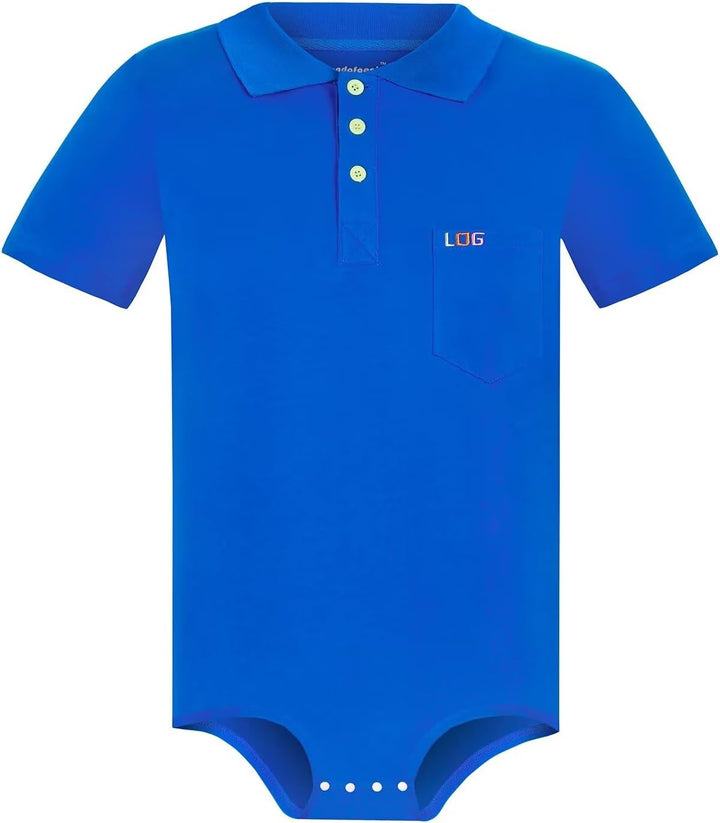 Landofgenie Herren Kurzarm Bodysuit Crotch Shirt Romper Plus Size Bodysuit Herren One Piece Pyjamas