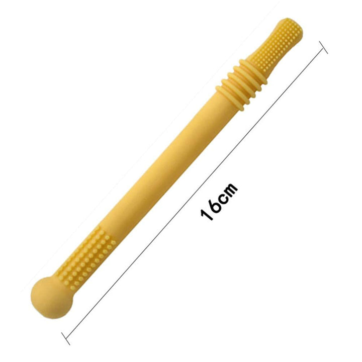 4 Stück hohle Beissringröhren, baby zahnen,beissröhrchen,kaukette kinder,weiche Texturen, Molarstab