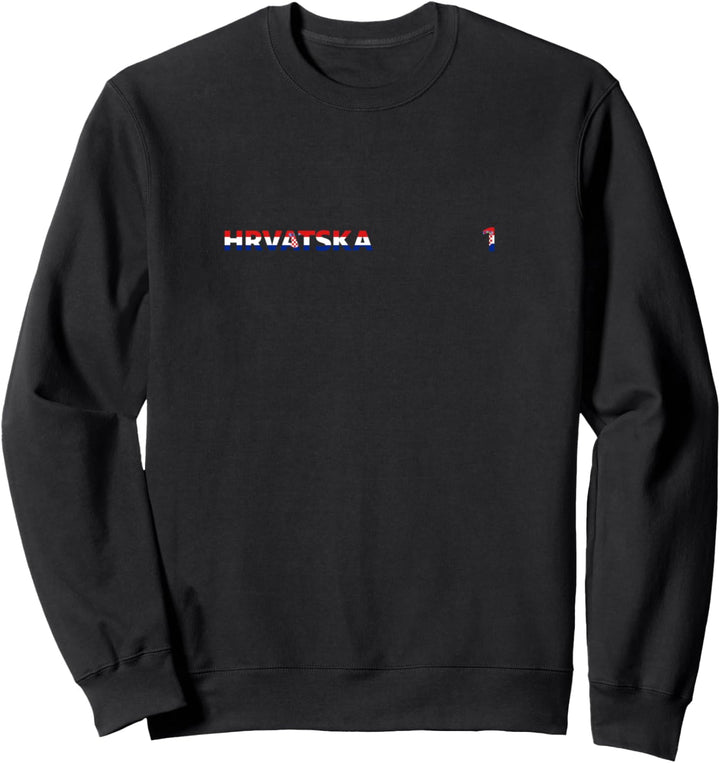Flagge Kroatien Sweatshirt