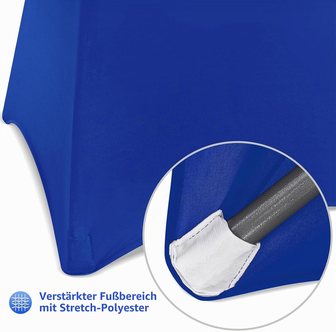 Showgeous 4er-Set Stretch Stehtisch Husse für Bistrotisch Ø 80-85 cm Cocktail Tisch-Überzug Husse, V