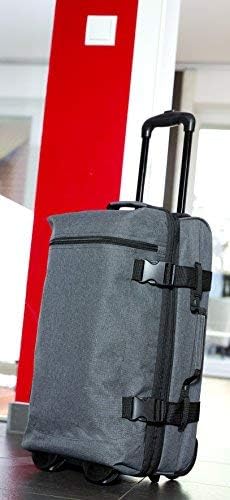Vertrieb durch Preiswert und Gut Trolley Reisetasche Grau Dehnfalte 10% mehr Packvolumen 28x24x55 2