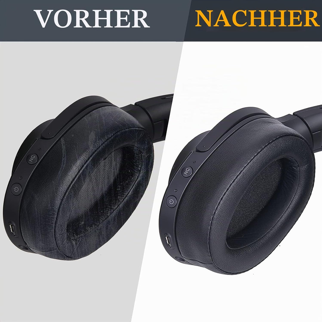 SOULWIT Professionelle Ohrpolster Ersatz für Sony WH-H900N (h.Ear on 2 Wireless) & MDR 100ABN (h.Ear