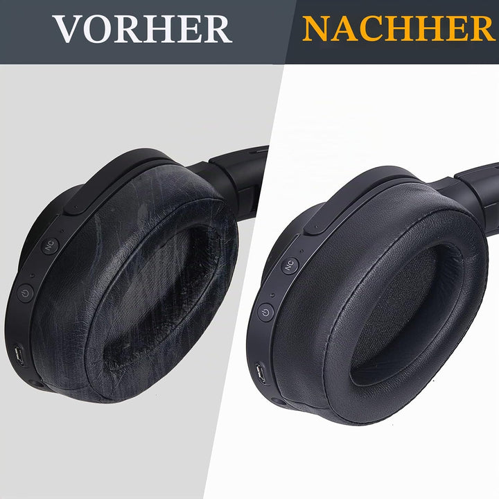 SOULWIT Professionelle Ohrpolster Ersatz für Sony WH-H900N (h.Ear on 2 Wireless) & MDR 100ABN (h.Ear