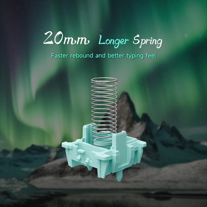 GATERON Magnetic Jade Pro HE Tastaturschalter(70 Stück) | Linear, werkseitig vorgeschmiert, frei ein