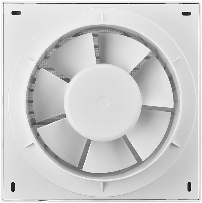 Braytron Badlüfter Wandlüfter WC Küche Ventilator Lüfter Ø150mm Leise 37dB Leistungsstark 260 m³/h E