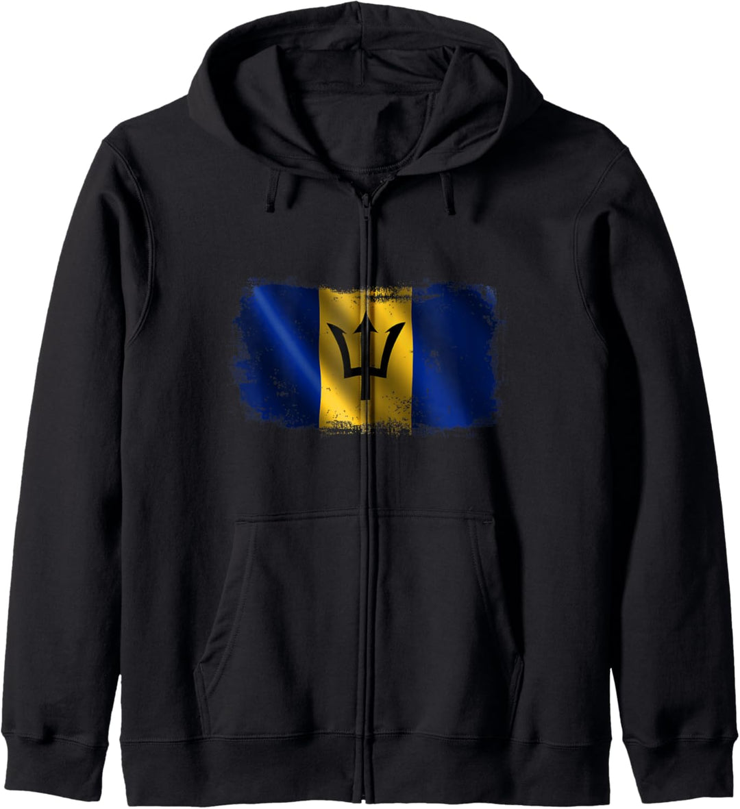 Barbados Barbadische Nationalflagge Kapuzenjacke