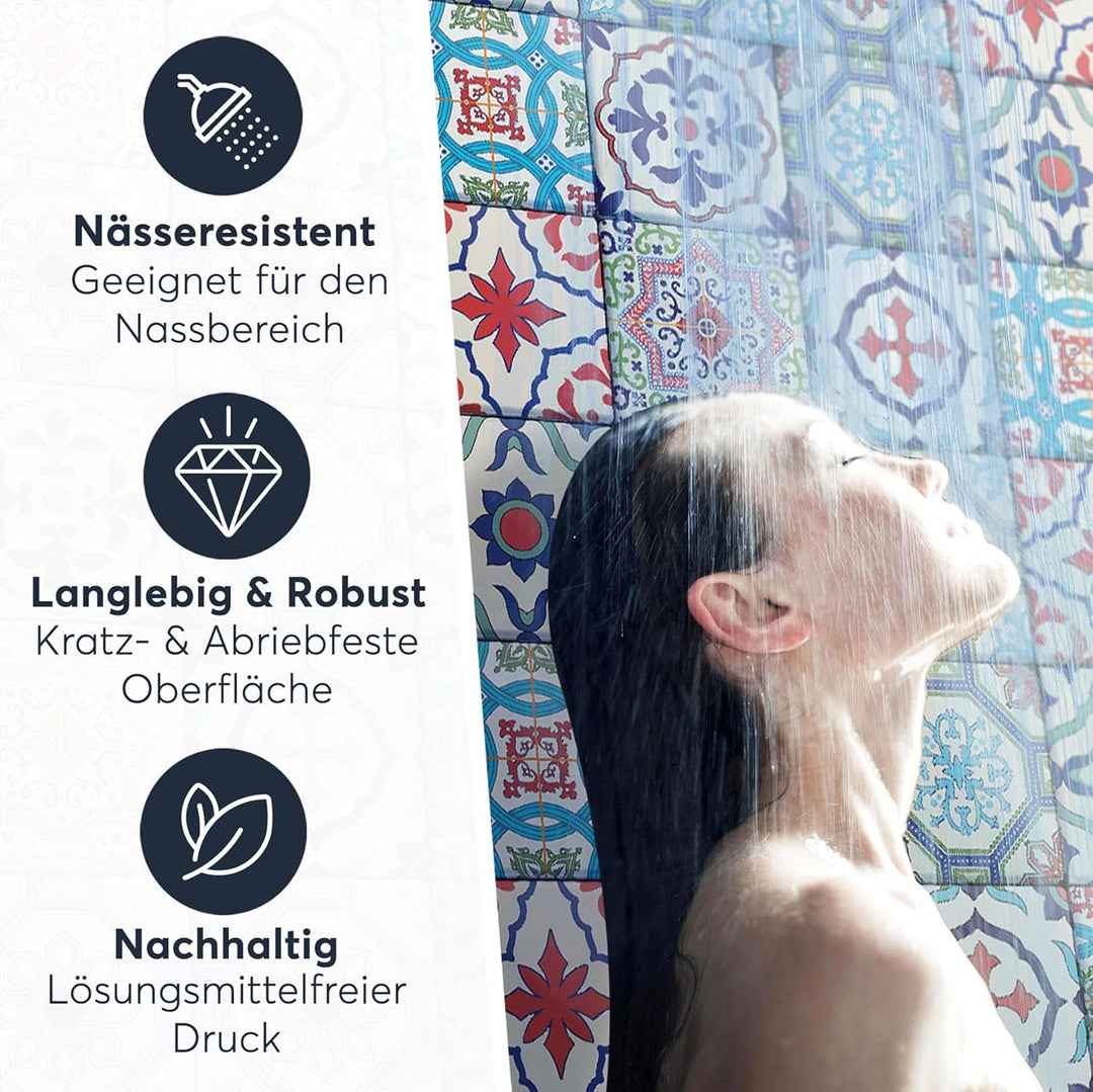 CREATISTO Klebefliesen Stickerfliesen Fliesenfolie - Hochwertige Sticker Aufkleber für Wandfliesen I
