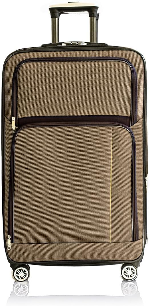 Generisch Kofferset 3-teilig – Trolley Set mit 4 Rollen & Zahlenschloss | Weichschalenkoffer in M/L/