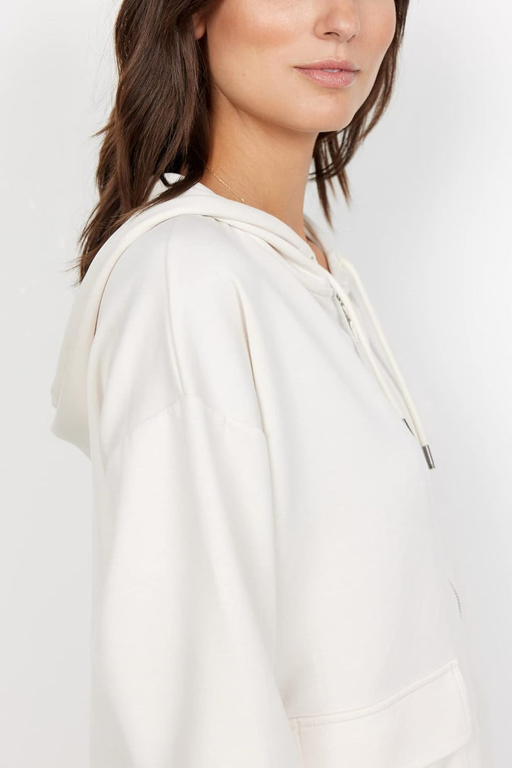 Soyaconcept Damen Pullover Sweater XS Creme, XS Creme