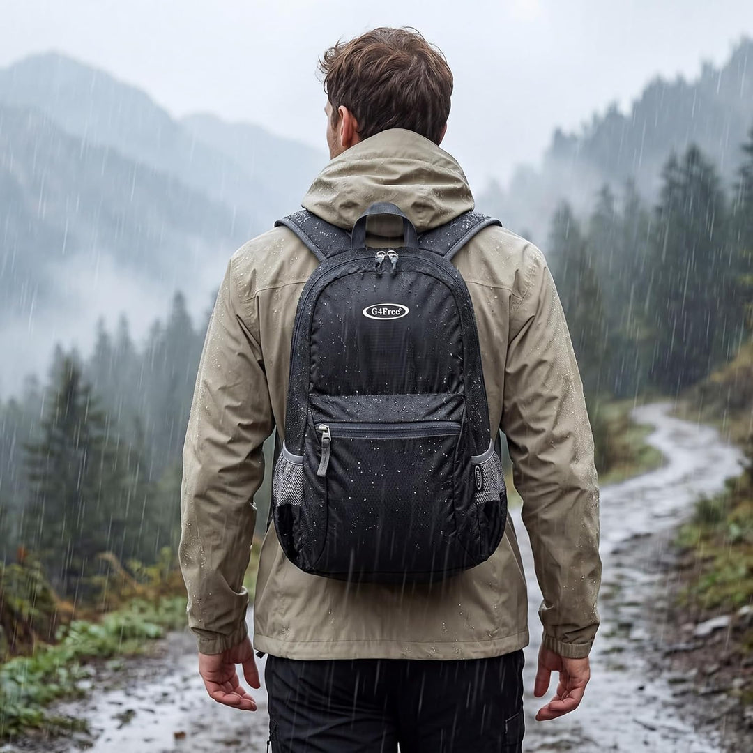 G4Free 20L Faltbarer Rucksack Ultraleichter Wanderrucksack Daypack für Männer Frauen und Kinder für