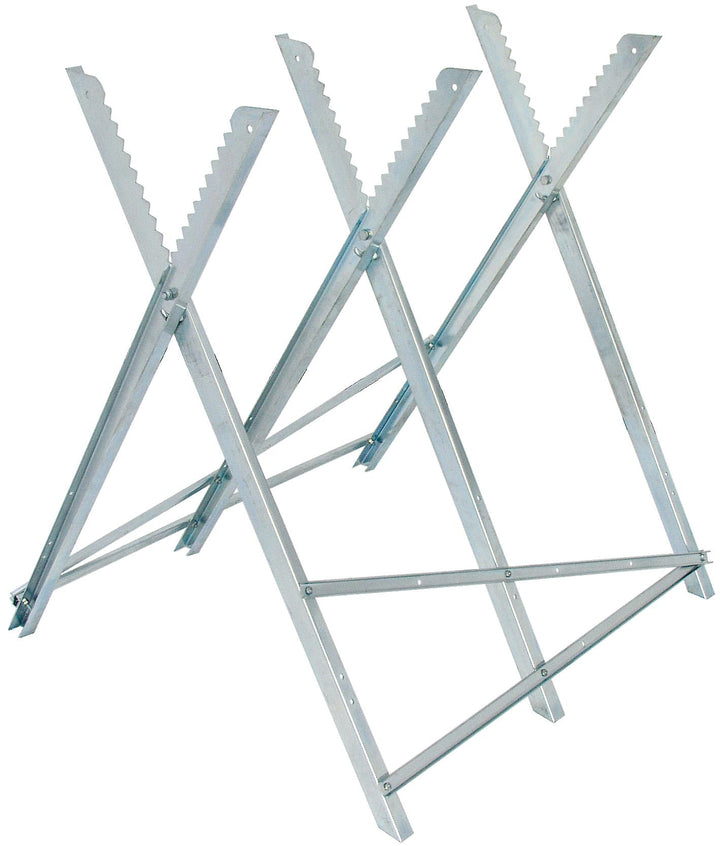 Brennenstuhl Sägebock MB 150 S (Holzsägebock verzinkt, Sägegestell zusammenfaltbar)