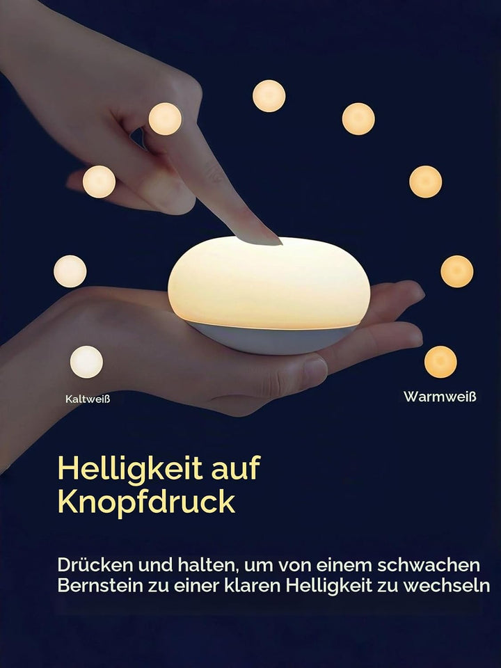 Anico Baby Night Light, Minimalist Nursery Lamp for Breastfeeding, Soft BPA-Free Silicone Touch, Eye