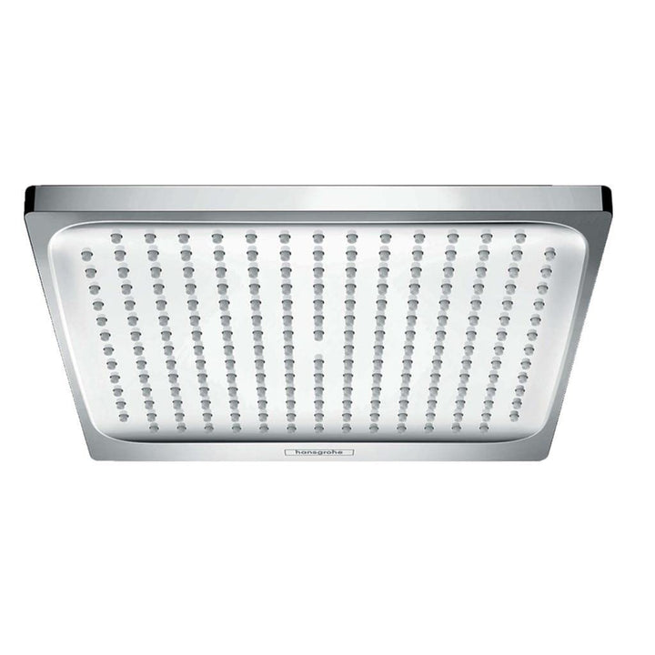 hansgrohe Crometta E Duschkopf, Kopfbrause wassersparend, 240 mm, Chrom Chrom eckig 1 wassersparende