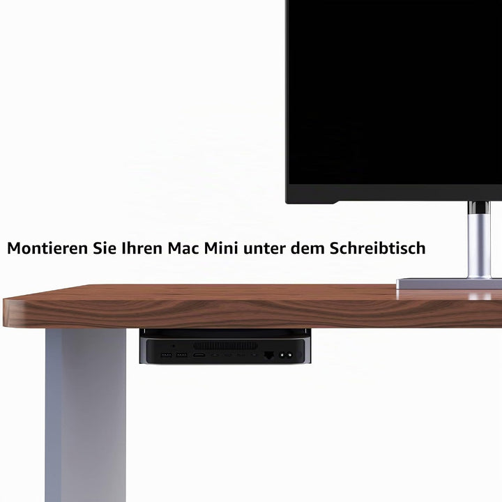 Hikig Mac Mini Halterung, Benutzerdefinierte Mac Mini Halterung aus Metall – Mac Mini Wandhalterung,